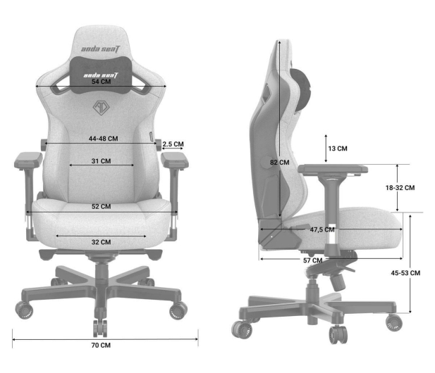Anda Seat Kaiser 3 XL Pink PVC - 1473916 - zdjęcie 7
